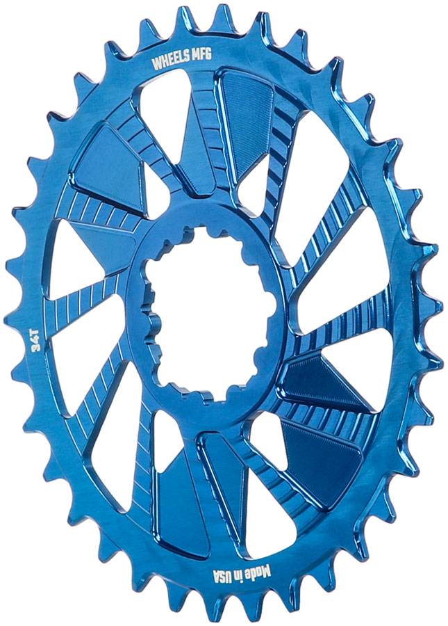 Wheels Manufacturing 3-Bolt Direct Mount T-Type Chain Compatible Chainring - Image 2