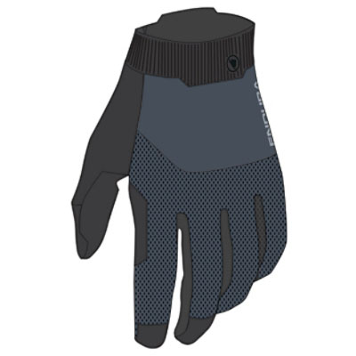 Endura Loop Full Finger Gloves Carbon Gray S