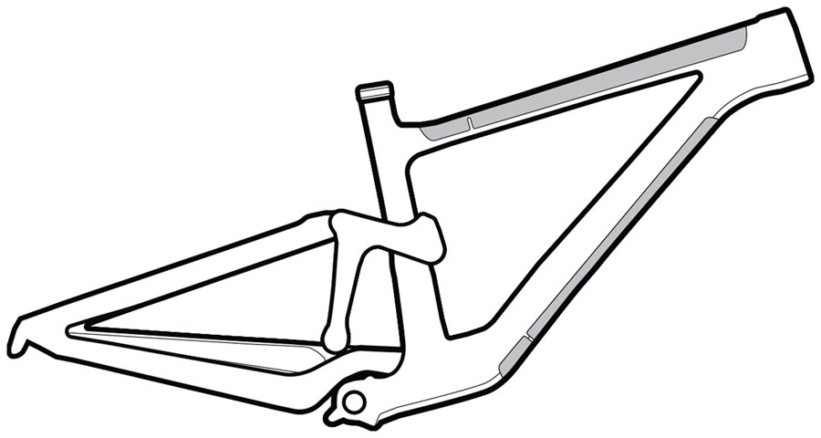 Lizard Skins Clear Protective Frame Wrap - Image 3