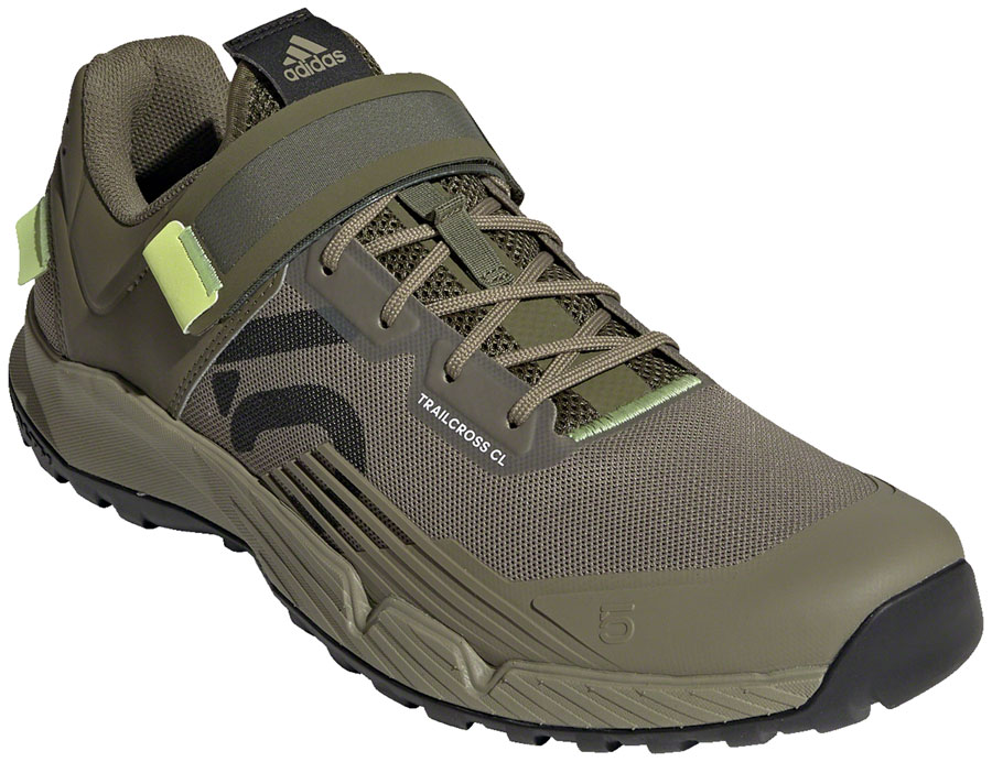 Five Ten Trailcross Mountain Clipless Shoes - Men's, Orbit Green/Carbon/Pulse Lime