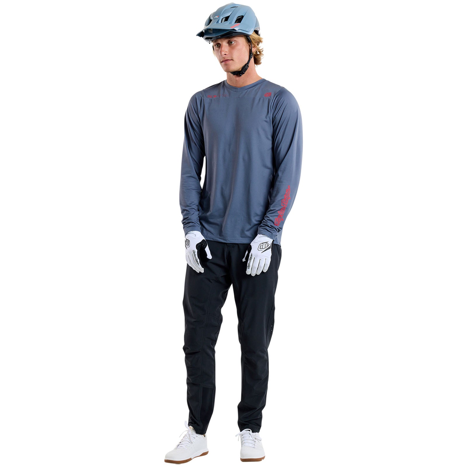 Skyline Long Sleeve Jersey Mono Steel Blue - Image 8