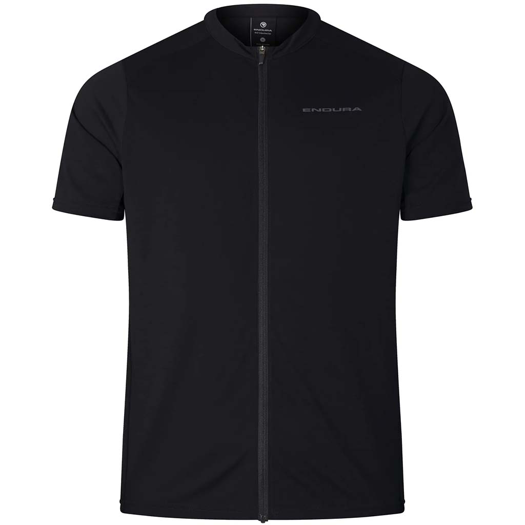 Endura Loop S/S Zipped Jersey - Black