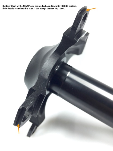 Praxis Works Buzz Forged 110/130mm Road Chainring Set variant 2