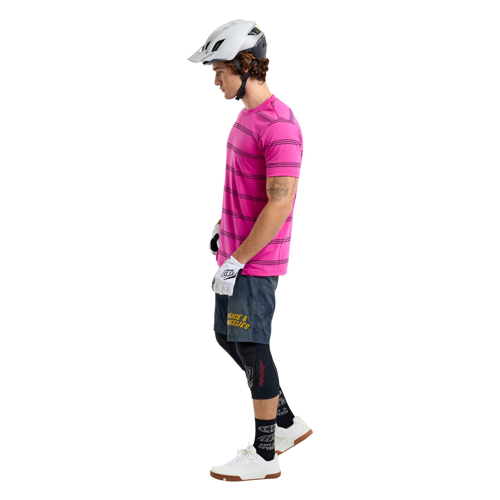 Skyline Short Sleeve Ride Tee Washed Out Party Pink - Image 6