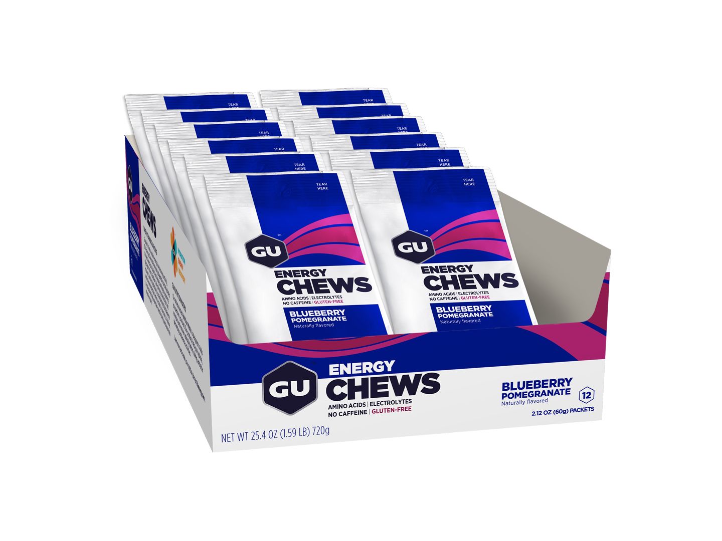 Gu Energy Chews Box of 12 Bags - Image 2