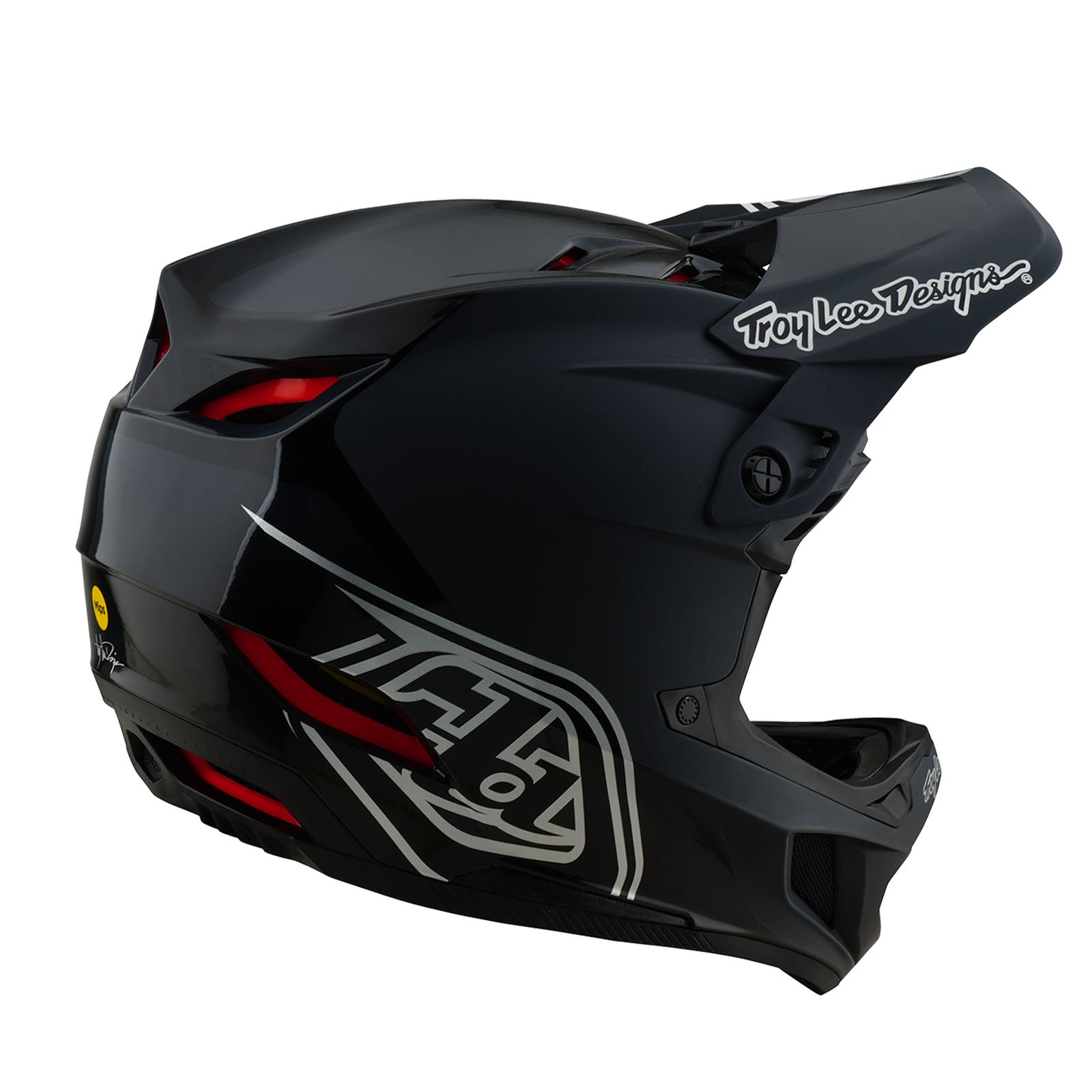 D4 Polyacrylite Helmet Shadow Black - Image 4