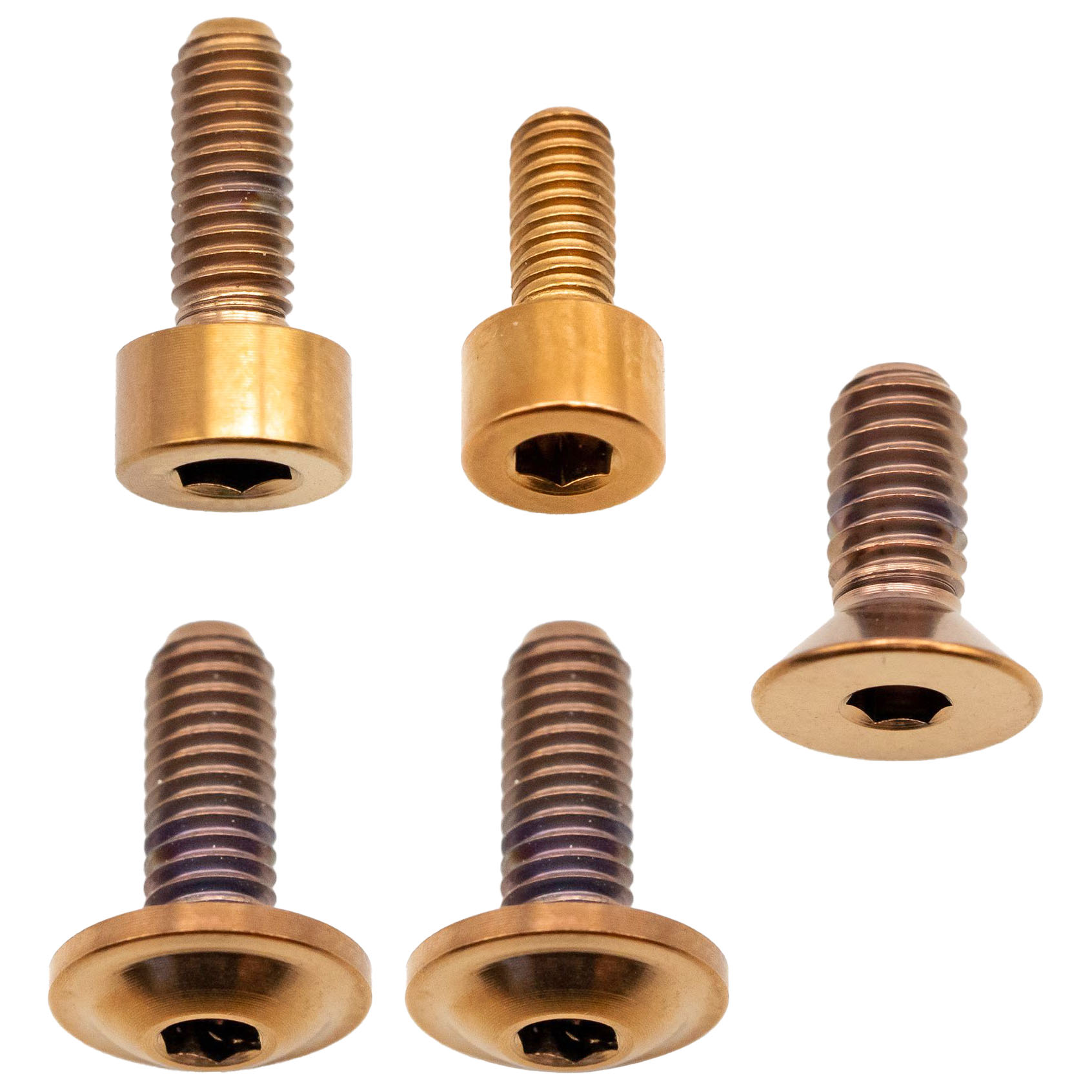 Better Bolts Fox 36 Fork Ti Bolt Kit 2016-2020 Grip Copper 5/Ct