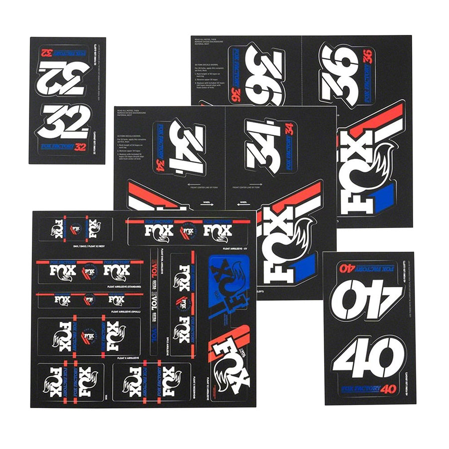 Fox Shox Heritage Decal Kit - Image 8