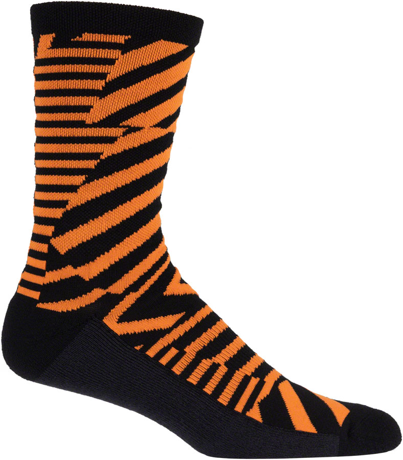 45NRTH Dazzle Midweight Wool Sock - Orange - Image 3