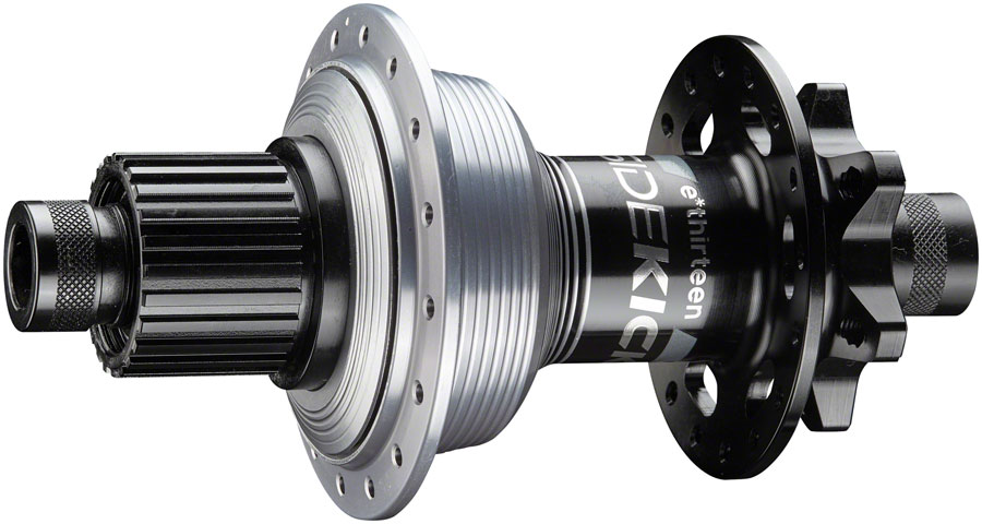 e*thirteen Sidekick Rear Hub - Black/Silver variant 2