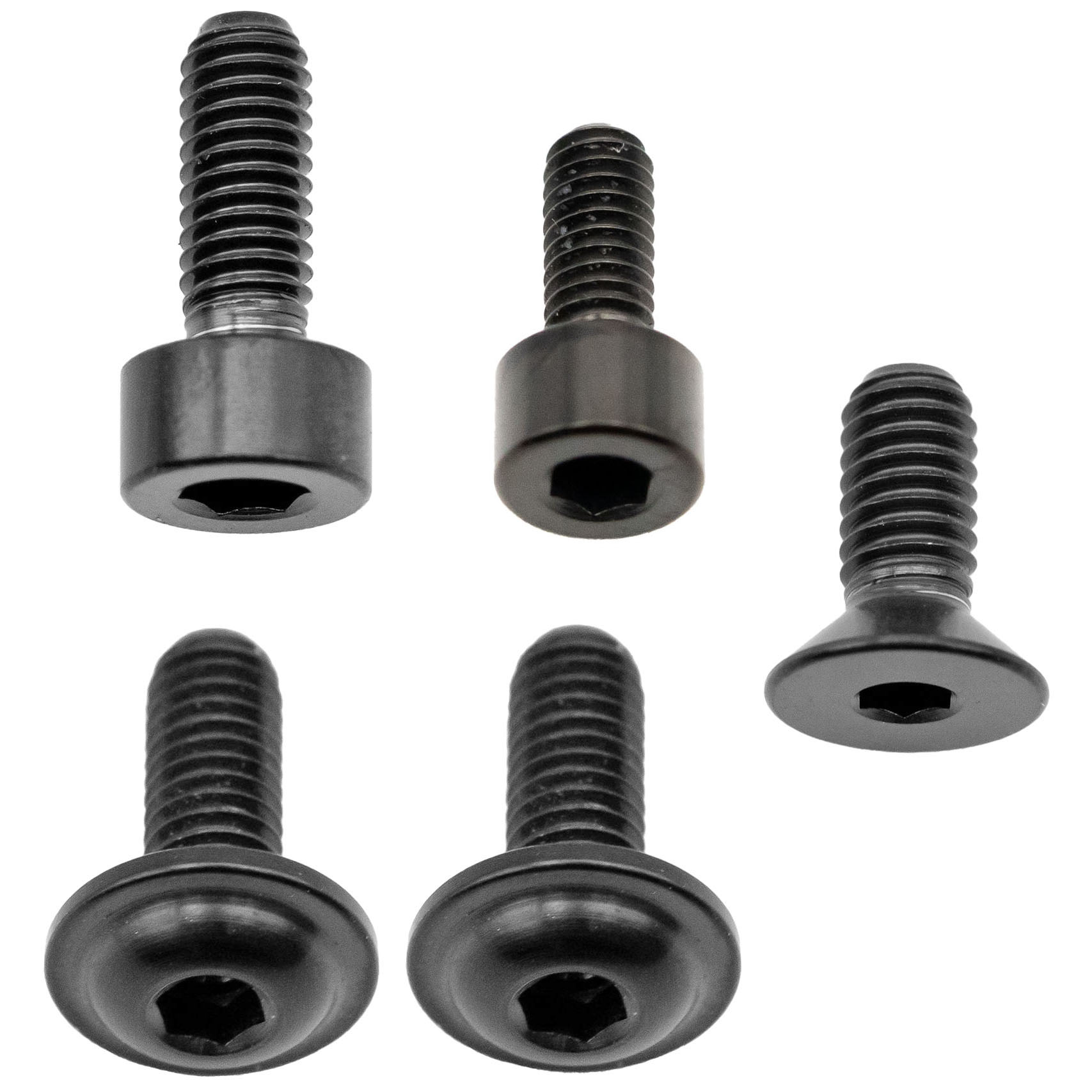 Better Bolts Fox 36 Fork Ti Bolt Kit 2016-2020 Grip Black 5/Coun