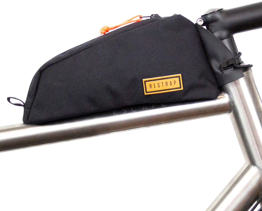 Restrap Bolt-On Top Tube/ Stem Bag - Black Restrap Bolt-On Top Tube/ Stem Bag - Black