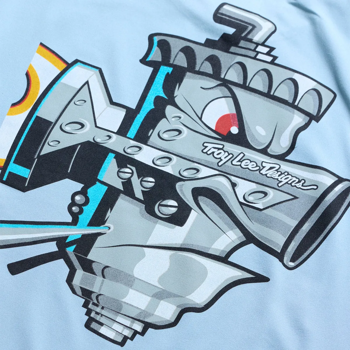 Youth Ruckus Ride LS Tee Carbs Dawn Blue - Image 6