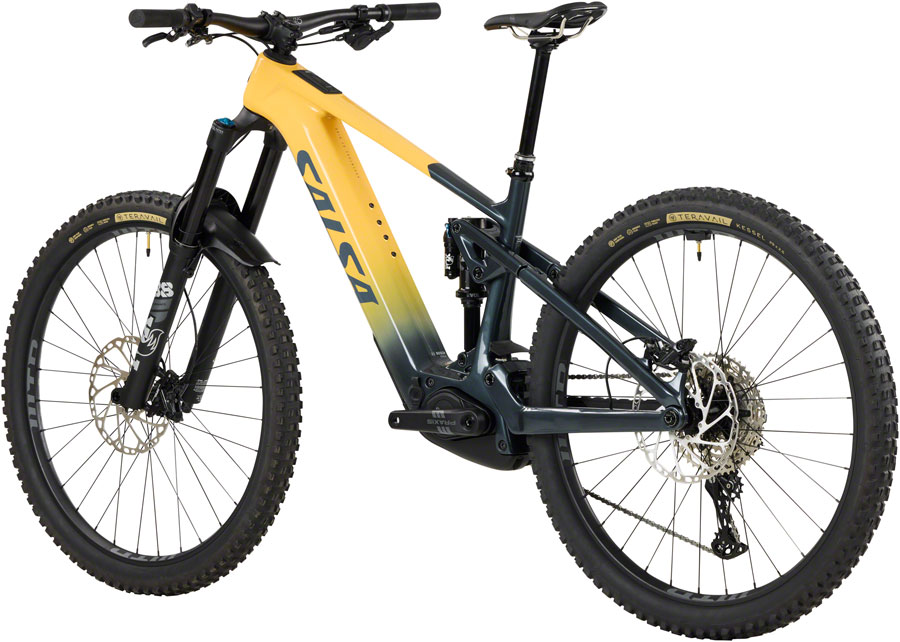 Salsa Notch C Deore 12 Ebike - 29", Carbon, Slate / Apricot - Image 3