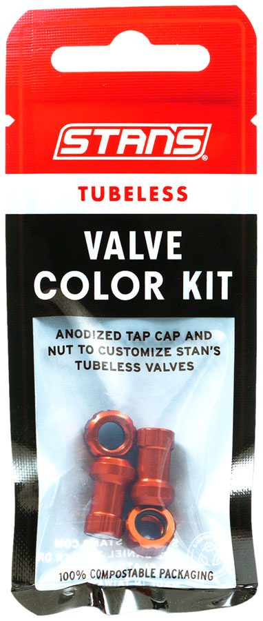 Stan's Tubeless Valve Stem Cap Color Kit - Pair - Image 9