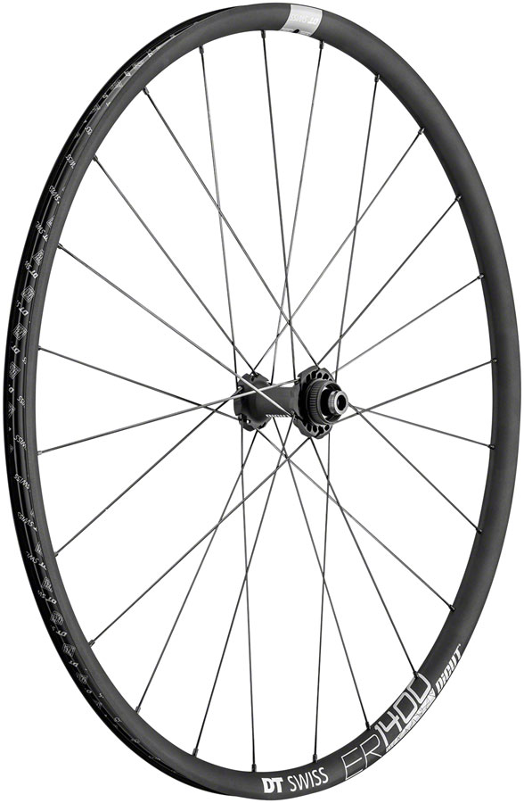 DT Swiss ER 1400 DiCut Front Wheel - 700c, 12 x 100mm, Center-Lock, Black