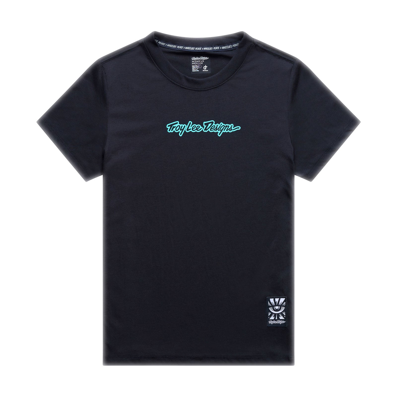 Womens Lilium Ride SS Tee Signature Black Womens Lilium Ride SS Tee Signature Black