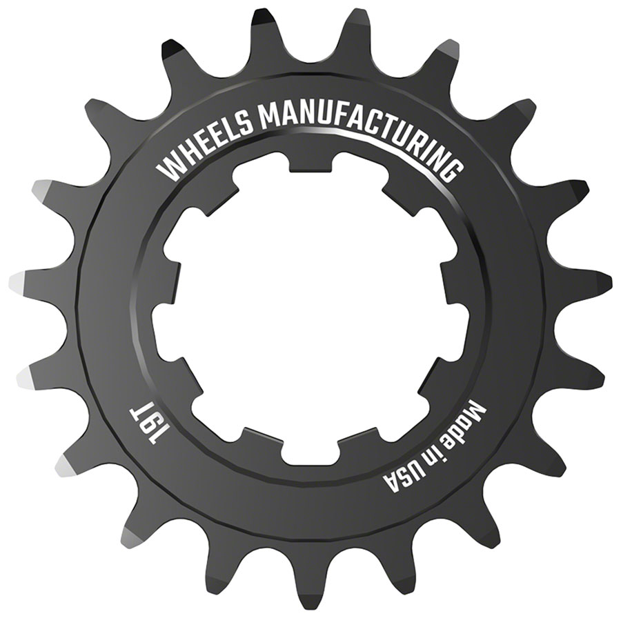 Wheels Manufacturing SOLO-SPEED Cog - 19t Fits SOLO-SPLINE SOLO-XD kits BLK