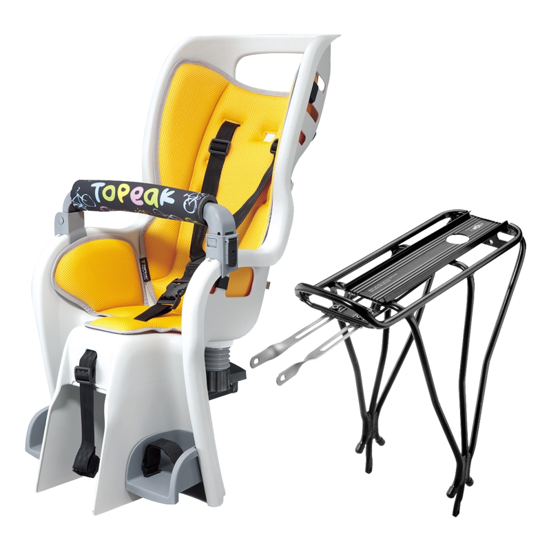 Topeak BabySeat II MTX 1.0&2.0 26`/27.5`/700C Grey Rack Mount w/Rack 48.5lbs Non-Disc