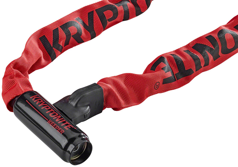 Krypto Keeper 785 Integrated Chain Lock: 2.8' (85cm) Red Krypto Keeper 785 Integrated Chain Lock: 2.8' (85cm) Red