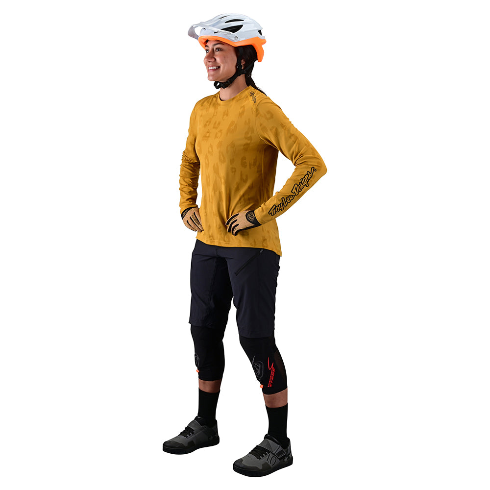 Womens Lilium LS Jersey Jacquard Honey - Image 5