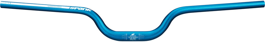 Spank Spoon 800 Handlebar - 31.8mm Clamp 800mm 75mm Rise Blue