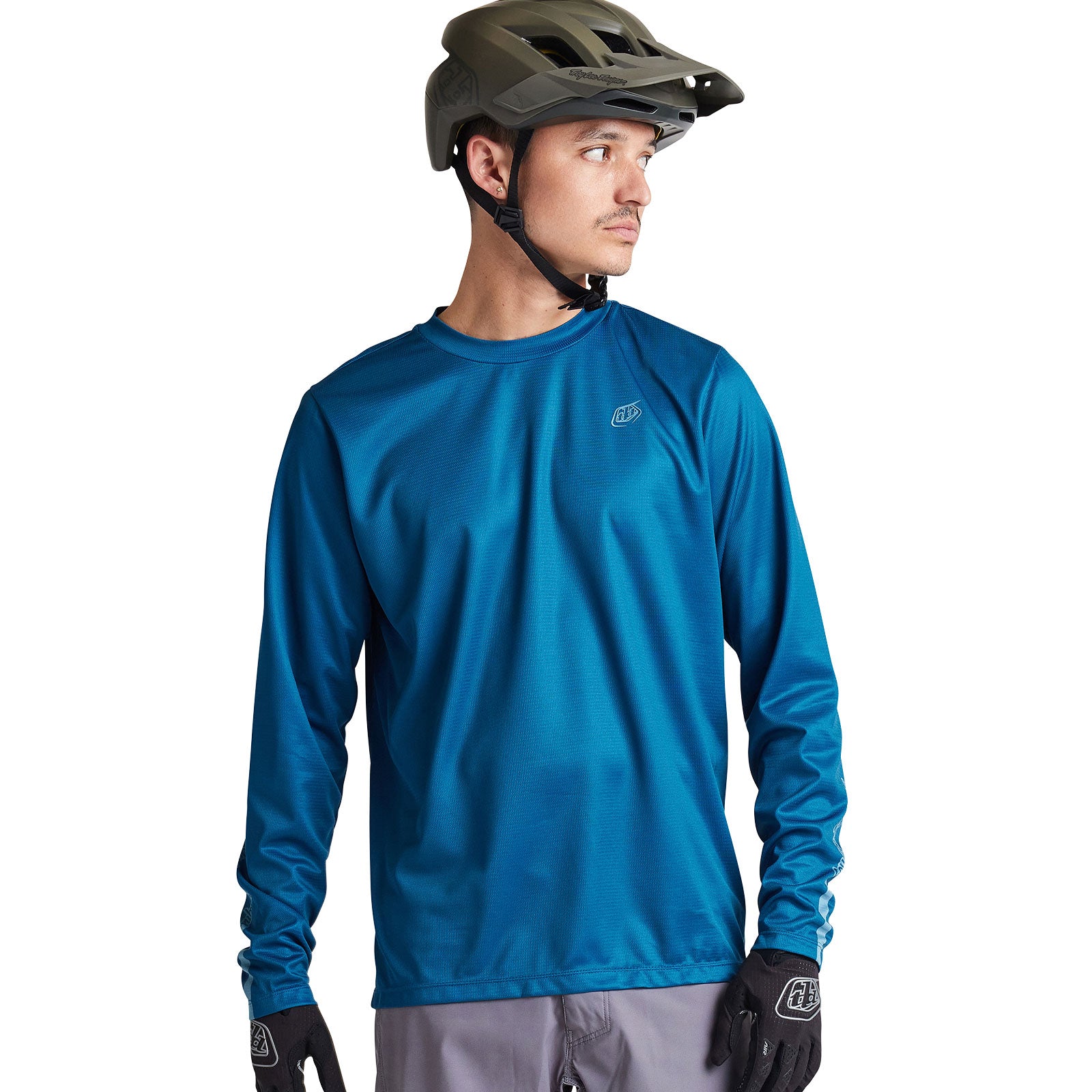 Flowline LS Jersey Solid Slate Blue - Image 5