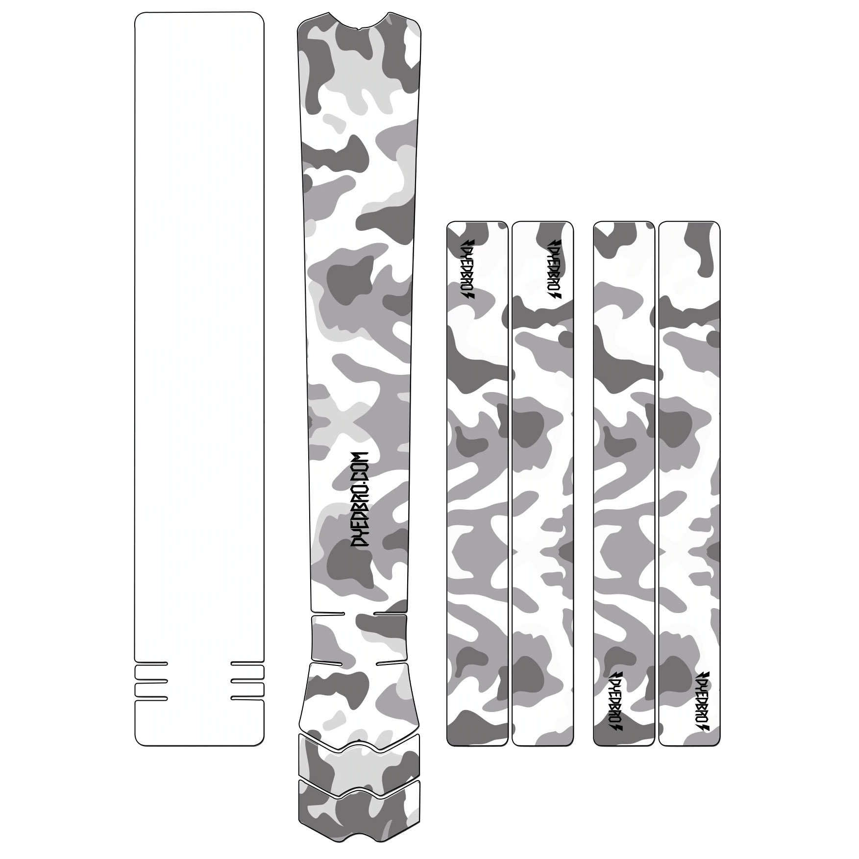 DYEDBRO Frame Protection Camo Black  