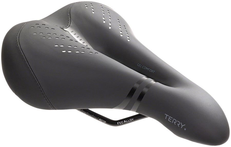 Terry Liberator Y Gel Saddle - Steel Black Men's Italia Terry Liberator Y Gel Saddle - Steel Black Men's Italia