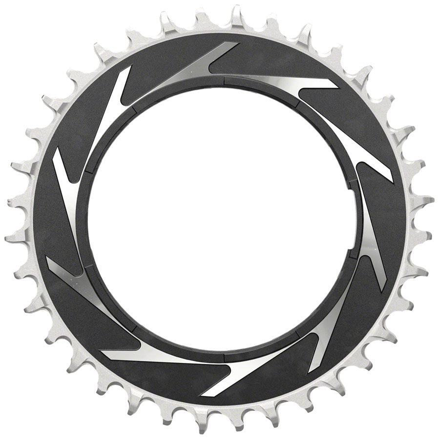 SRAM XX SL Eagle T-Type Thread Mount Chainring - Aluminum BLK/Silver For XX SL PM Spider