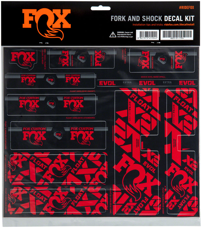 FOX Fork and Shock Decal Kit - Image 17