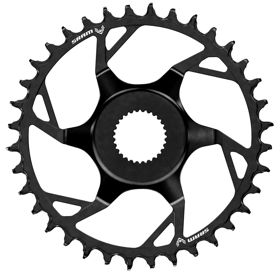SRAM Bosch DU38 T-Type Chainring - Speed: 12 BCD: Direct Mount Bosch DU38 - Black