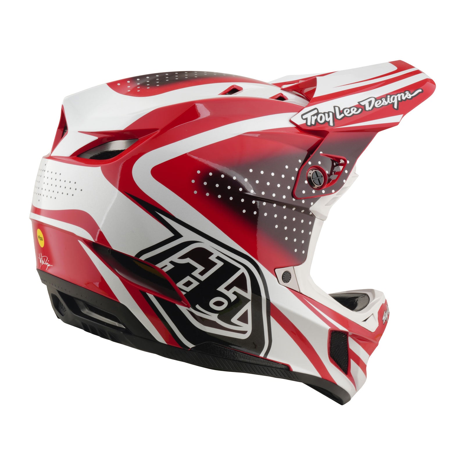 D4 Polyacrylite Helmet the Line Fire / White - Image 2