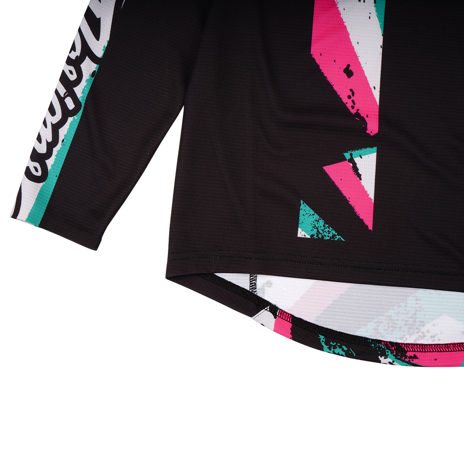 Youth Sprint Jersey Full Pull Black - Image 3