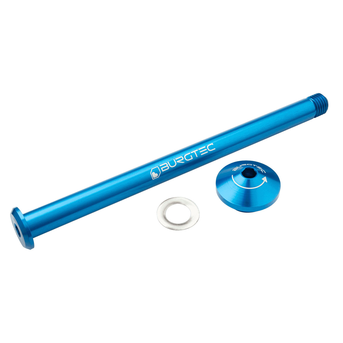 Burgtec Yeti Boost Rear Axle 12x170mm - Deep Blue