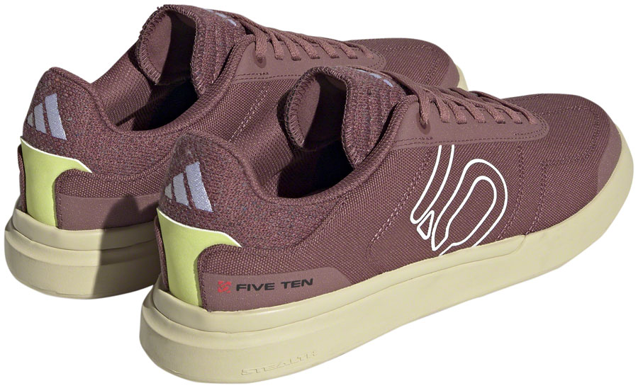 Five Ten Sleuth Deluxe Canvas Flat Shoes - Women's, Quiet Crimson/Ftwr White/Core Black - Image 2