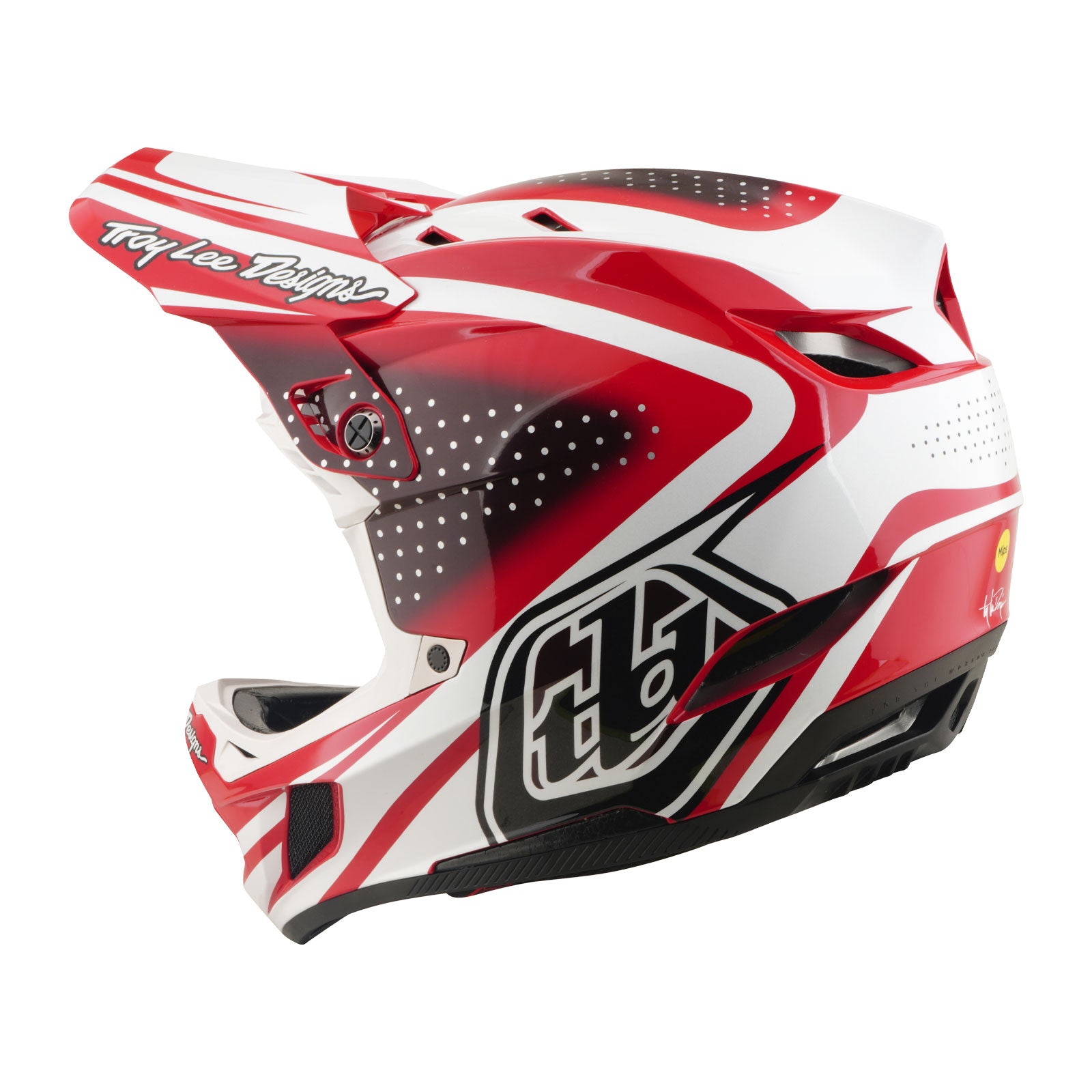 D4 Polyacrylite Helmet the Line Fire / White - Image 5