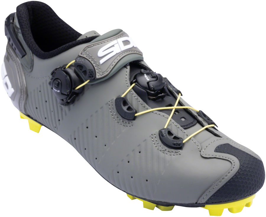 SIDI Drako 2S SRS Mountain Clipless Shoes - Men's Military Yellow 46