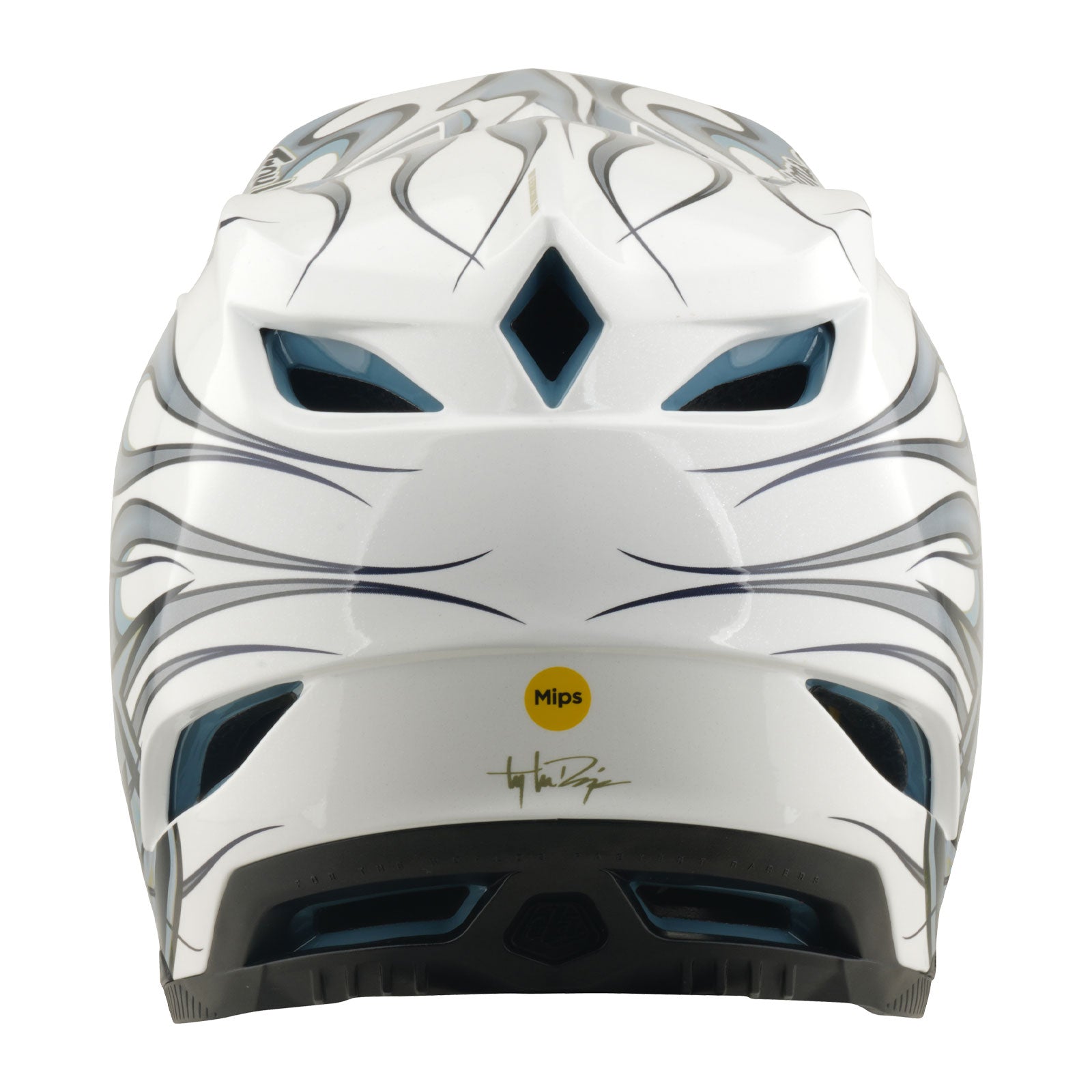 D4 Composite Helmet Torched White / Silver - Image 3