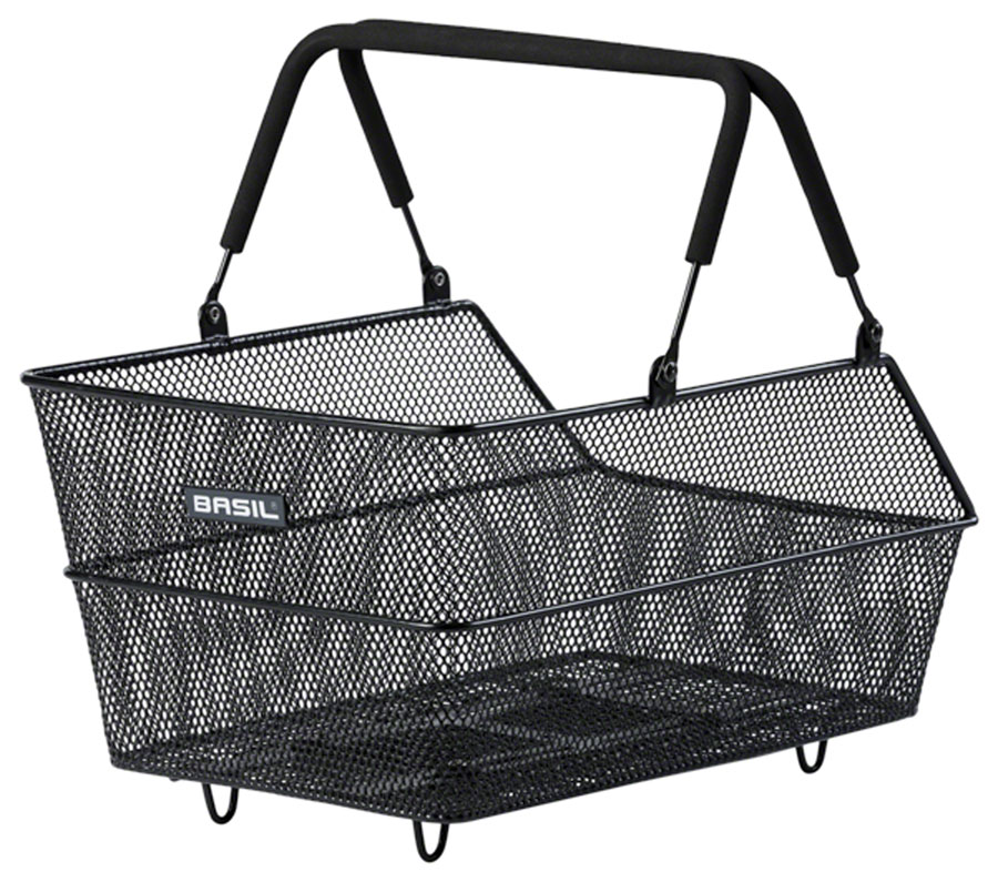 Basil Cento MIK Rear Basket - Black