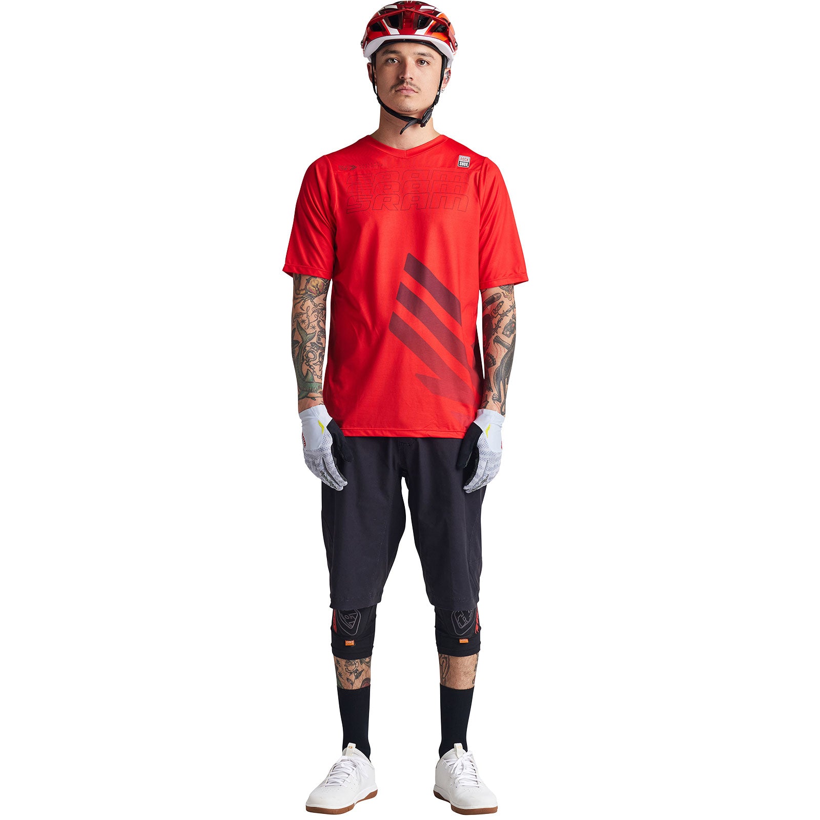 Skyline SS Jersey SRAM Eagle One Fiery Red - Image 4