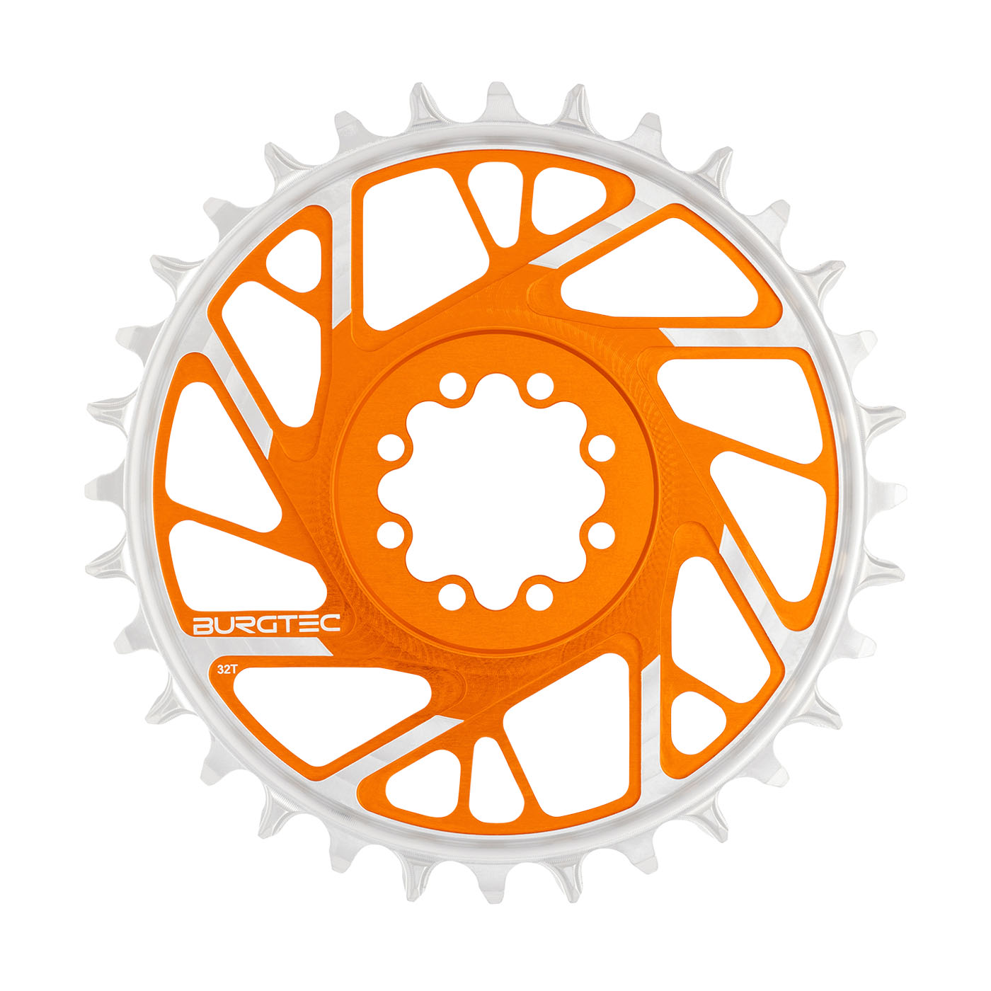 Burgtec 3mm Offset Thick Thin Chainring SRAM 8-Bolt 32T Org