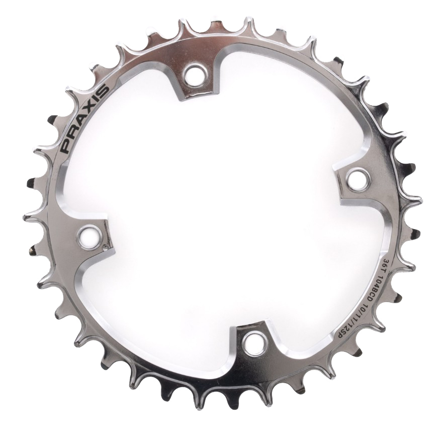 Praxis Works MTN eRing Steel 1x Ring 32T 104 BCD NW PVD Silver