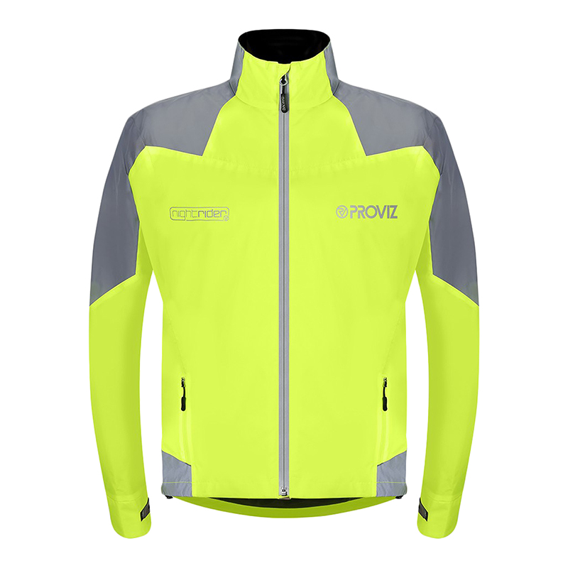 Proviz Nightrider 2.0 Cycling Jacket  SM Men`s Yellow Polyester Pongee Yes