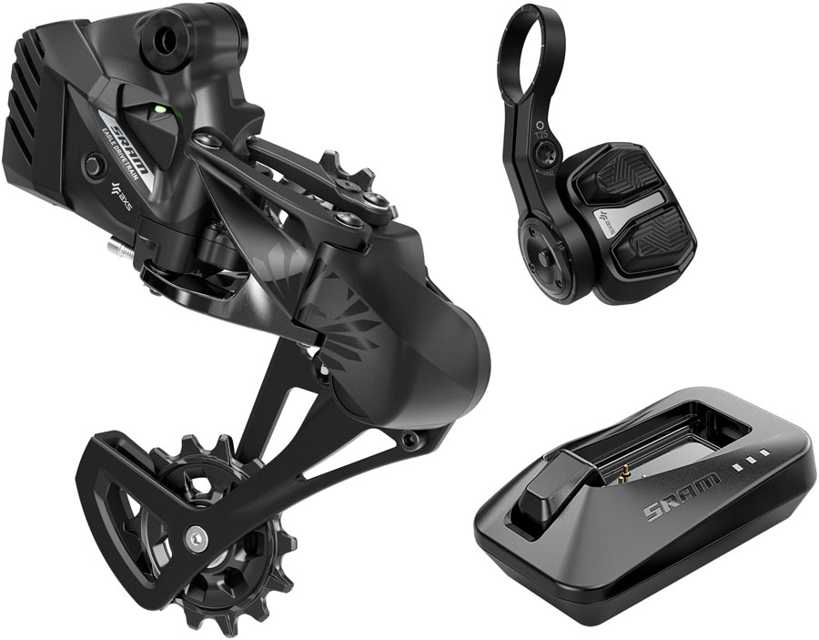 SRAM S500 Eagle AXS Upgrade Kit - Rear Derailleur W/Protector AXS Battery AXS POD Controller Eagle Powerlock Charger Chain Gap Tool