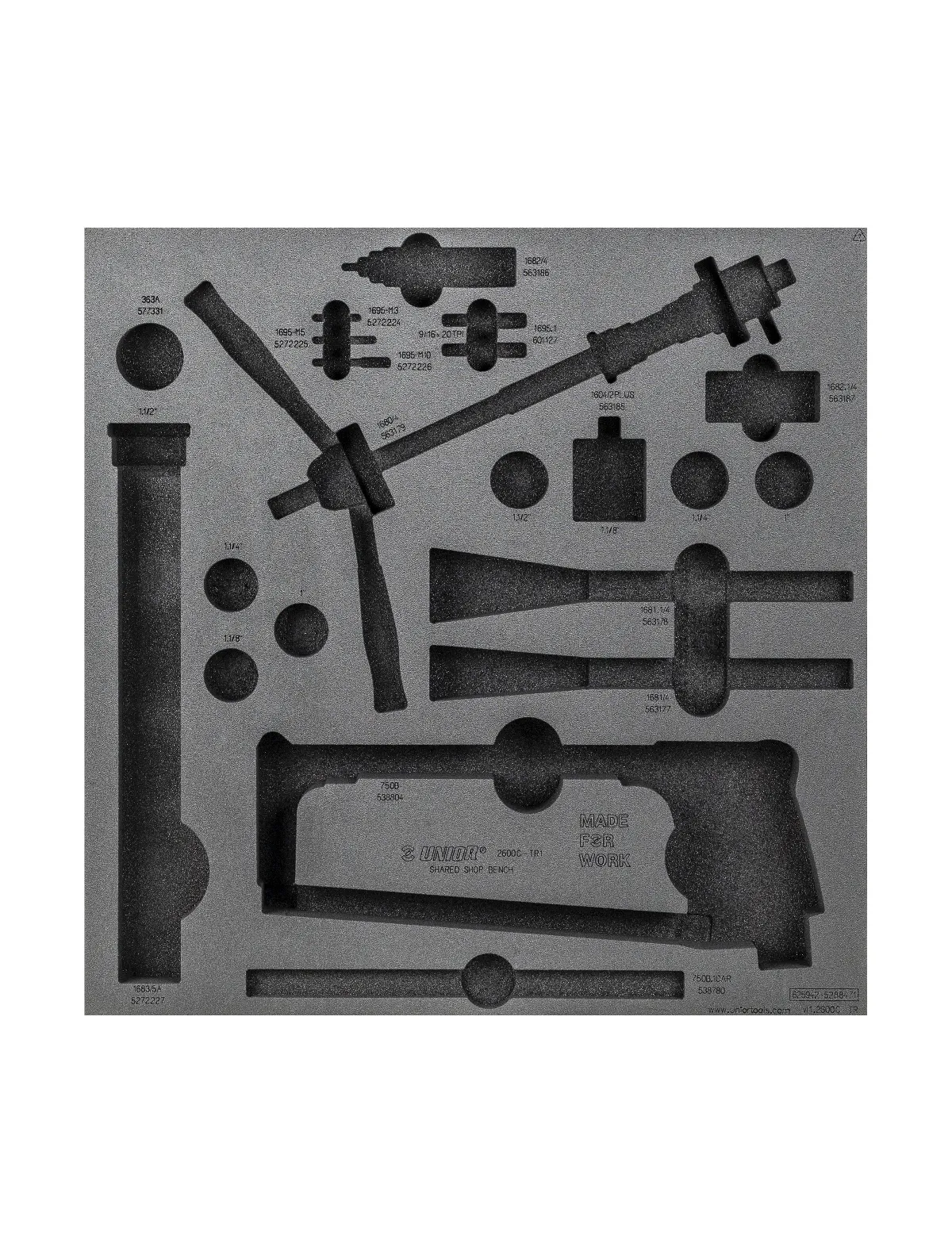 Unior Drawer Foam Insert Shared 1 Tool