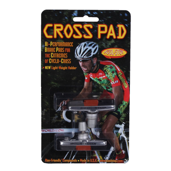 Kool Stop Cross Pads Holder with Pads - Triple Pr Kool Stop Cross Pads Holder with Pads - Triple Pr