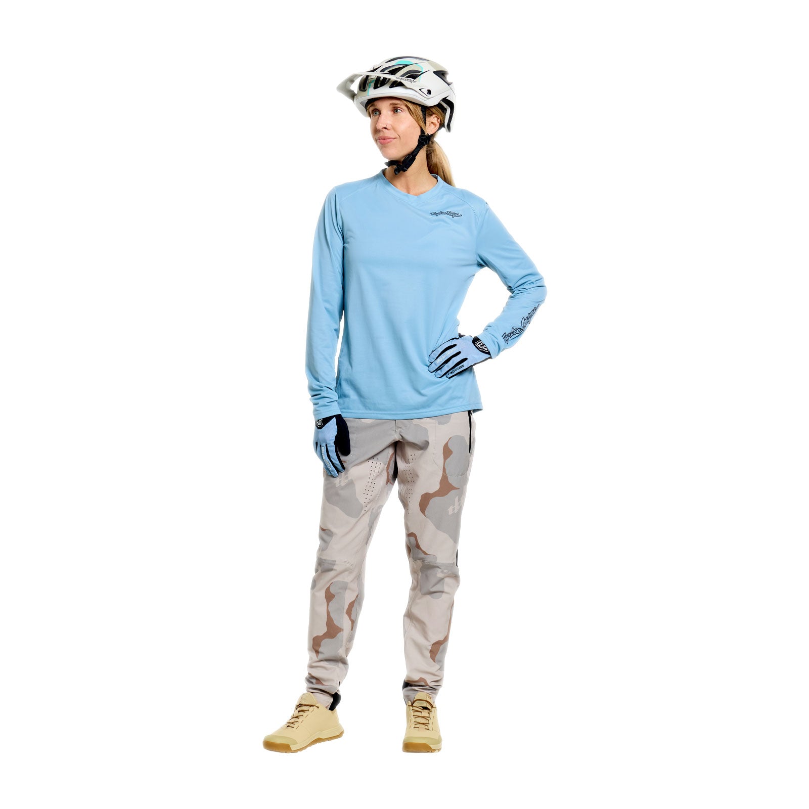 Womens Lilium Pro Pant Flow Camo Pumice - Image 9