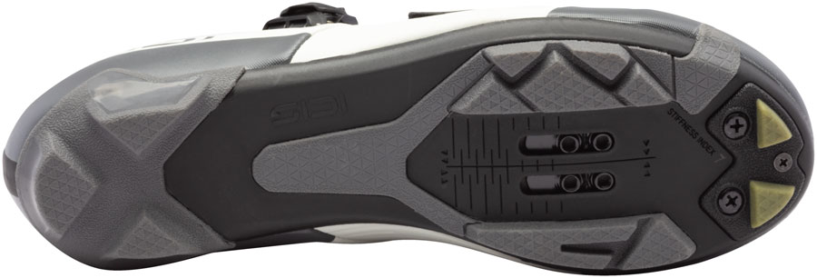 SIDI Silvis XC Clipless Shoes - Mens Ice White/Olive Green - Image 4