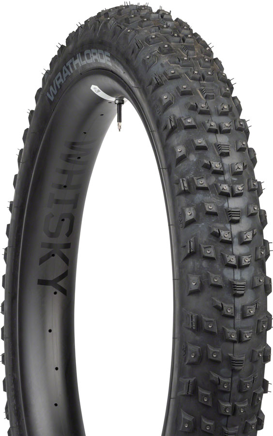 45NRTH Wrathlorde Studded Tire - Tubeless, Folding, Black, 120 TPI, 300 XL Concave Studs - Image 4